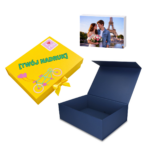 PudełkoPrezentowe, Magnetyczne - Granatowe 245x180x80mm + nadruk