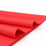 Bibuła ozdobna w arkuszach 50x70cm - Czerwona, 100 szt.