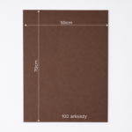 Bibuła ozdobna w arkuszach 50x70cm - Kakaowy Brąz, 100 szt. - obrazek 6