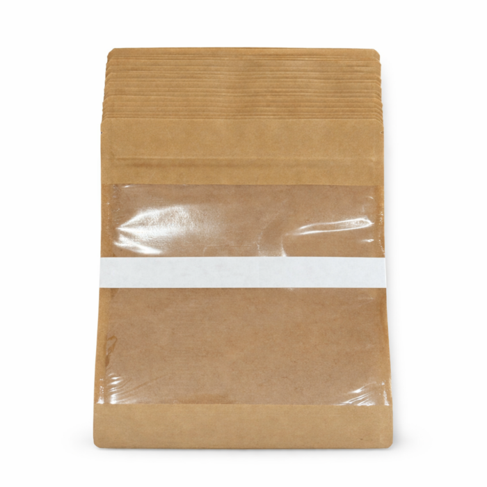 Doypack Papier Kraft 290x180x90 - 1000ml - duże okienko -25 szt. - obrazek 4