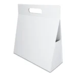 Pudełko Prezentowe Trójkąt Silk Touch Białe 250x110x240mm