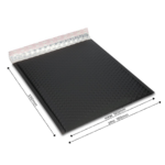 Koperta bąbelkowa kolorowa SOFT BLACK 180x230mm - obrazek 4