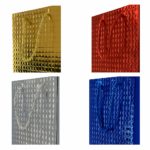 Torba prezentowa L, mix color, zestaw 12 szt. - 31x12x40 cm