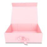 Pudełko Prezentowe Wstążka Silk Touch Różowe Jasne 350x250x110mm + nadruk - obrazek 4