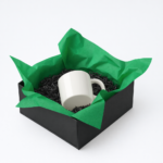 Bibuła ozdobna w arkuszach 50x70cm - Szmaragdowa Zieleń, 100 szt. - obrazek 4