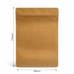 Doypack Papier Kraft 270x160x80 - 750ml  -25 szt. - obrazek 2