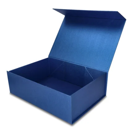 Pudełko Prezentowe Magnetyczne Ozdobne 350x250x110mm NIEBIESKIE EasyBox+