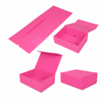 Pudełko Prezentowe, Magnetyczne - Magenta 350x250x110mm + nadruk - obrazek 5