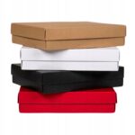 Pudełko ozdobne, składane 230x170x50 Czerwony Perłowy - 5 szt. - obrazek 5