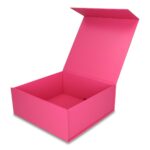 Pudełko Prezentowe Silk Touch Magenta 250x250x100mm + nadruk - obrazek 3