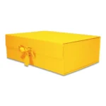 Pudełko Prezentowe Wstążka Silk Touch Żółte  350x250x110mm - obrazek 2