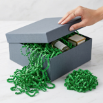 Wypełniacz, wiórki do prezentów ZigZag DELUX 1 kg Zielony - obrazek 7