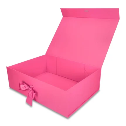 Pudełko Prezentowe Wstążka Silk Touch Magenta  245x180x80mm