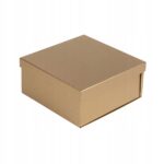 Pudełko prezentowe składane 30 x 30 x 14 cm, składane Złoty Ciemny - obrazek 15