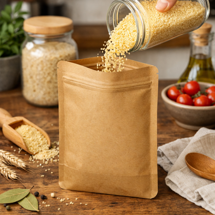 Doypack Papier Kraft 225x130x70 - 500ml  -25 szt. - obrazek 5