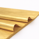 Bibuła ozdobna w arkuszach 50x70cm - Złoty, 100 szt.