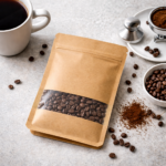 Doypack Papier Kraft 185x110x65 - 250ml - małe okienko -25 szt. - obrazek 6