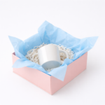 Bibuła ozdobna w arkuszach 38x50cm - Pastelowy Błękit, 100 szt. - obrazek 4