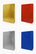 Torba prezentowa M, mix color, zestaw 12 szt. - 26x10x32 cm - obrazek 5