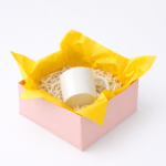 Bibuła ozdobna w arkuszach 50x70cm - Żółta Ciemna, 100 szt. - obrazek 4