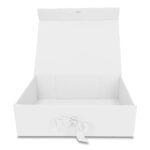 Pudełko Prezentowe Wstążka Silk Touch Białe 350x250x110mm + nadruk - obrazek 4