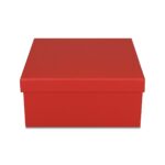 Pudełko składane EASYBOX Plus 220x220x100 czerwone + nadruk - obrazek 5