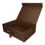 Pudełko Prezentowe Wstążka Silk Touch Brązowe  245x180x80mm