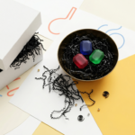 Wypełniacz, wiórki do prezentów 1 kg Czarny - obrazek 6