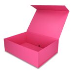 Pudełko Prezentowe, Magnetyczne - Magenta 350x250x110mm + nadruk - obrazek 3