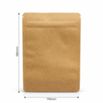 Doypack Papier Kraft 185x110x65 - 250ml -25 szt. - obrazek 2