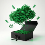 Wypełniacz, wiórki do prezentów ZigZag DELUX 1 kg Zielony - obrazek 5