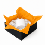 Bibuła ozdobna w arkuszach 50x70cm - Mandarynka, 100 szt. - obrazek 4