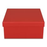 Pudełko prezentowe składane 30 x 30 x 14 cm, składane czerwone PREMIUM na prezent + nadruk - obrazek 5