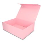 Pudełko Prezentowe, Magnetyczne - Różowe Jasne 350x250x110mm + nadruk - obrazek 3