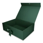 Pudełko Prezentowe Wstążka Silk Touch Zielone  245x180x80mm