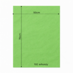 Bibuła ozdobna w arkuszach 50x70cm - Limonka, 100 szt. - obrazek 6