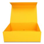 Pudełko Prezentowe, Magnetyczne - Żółte 350x250x110mm + nadruk - obrazek 4
