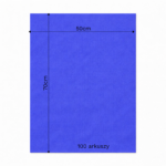 Bibuła ozdobna w arkuszach 50x70cm - Granatowa, 100 szt. - obrazek 6