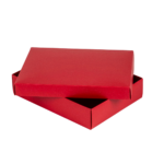 Pudełko ozdobne, składane 145x105x50 Czerwony Perłowy - 5 szt. - obrazek 2