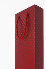 Torba prezentowa na wino, zestaw 12 szt. - 11x9x35 cm - obrazek 4