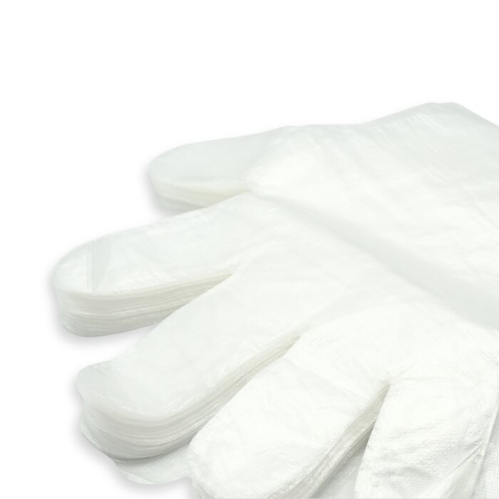 Rękawiczki jednorazowe foliowe uniwersalne HDPE L 10000 szt. - obrazek 2