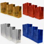 Torba prezentowa M, mix color, zestaw 12 szt. - 26x10x32 cm - obrazek 7