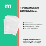Torebka strunowa LDPE 60x80mm 100 szt, - obrazek 11