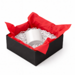 Bibuła ozdobna w arkuszach 50x70cm - Czerwona, 100 szt. - obrazek 4