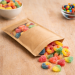 Doypack Papier Kraft 290x180x90 - 1000ml - małe okienko -25 szt. - obrazek 6