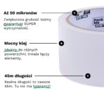 Taśma Pakowa Transparentna 48mmx45m PackME - obrazek 11