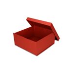 Pudełko składane EASYBOX Plus 150x150x70 czerwone + nadruk - obrazek 3