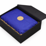 Bibuła ozdobna w arkuszach 50x70cm - Granatowa, 100 szt. - obrazek 5