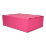 Pudełko Prezentowe, Magnetyczne - Magenta 350x250x110mm + nadruk - obrazek 2