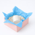 Bibuła ozdobna w arkuszach 50x70cm - Niebieska Jasna, 100 szt. - obrazek 4